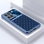 Motorola Edge 60 Pro 5G Galaxy Stars Dual-Tone Transparent Blue Airbags Case