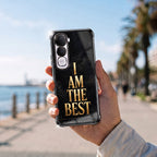 Vivo Y400 Pro 5G Premium I Am The Best Gold Black Airbags Printed Back Case