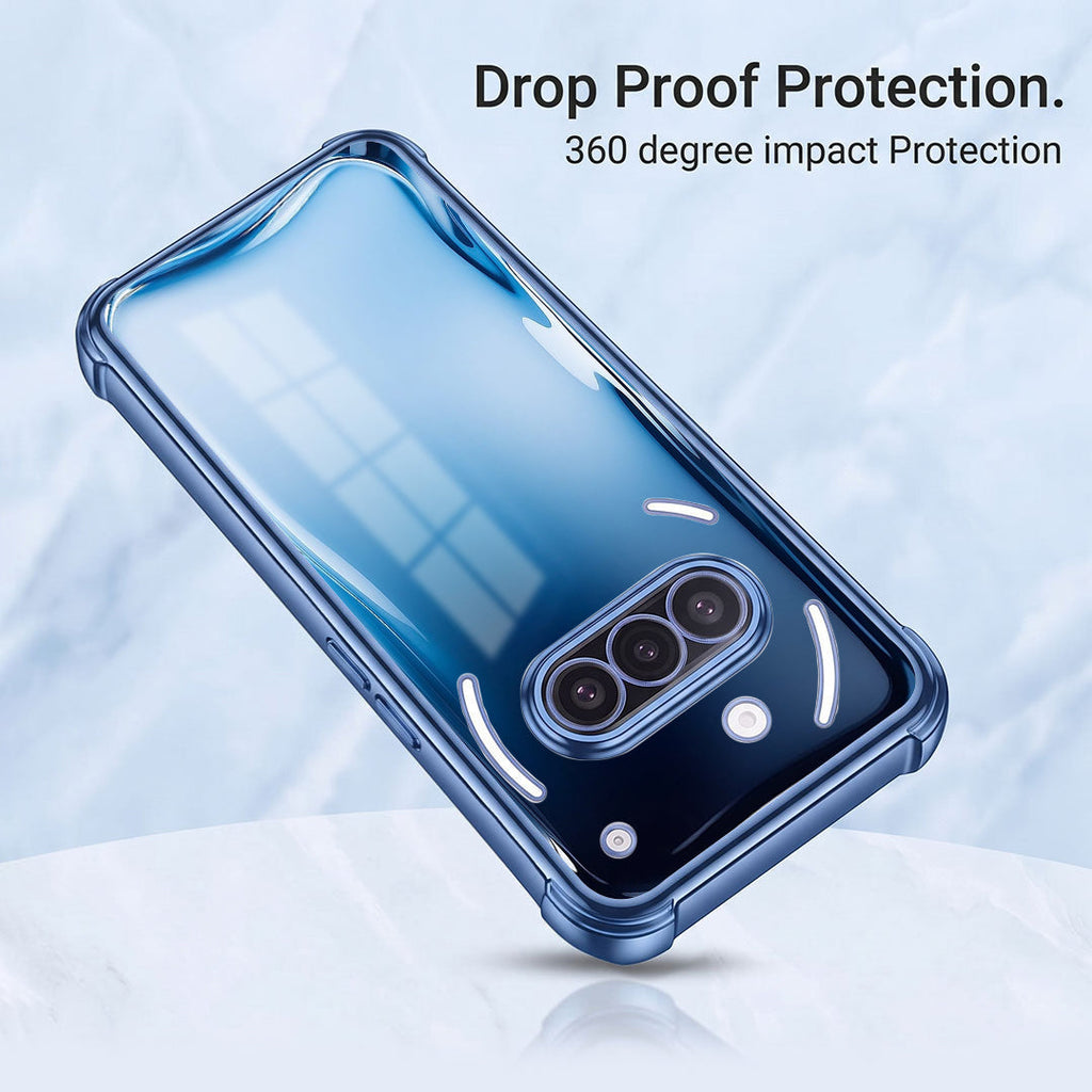 Nothing Phone 3a 5G Premium Crystal Blue Airbags Printed Back Case