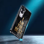 Vivo Y400 Pro 5G Premium I Am The Best Gold Black Airbags Printed Back Case