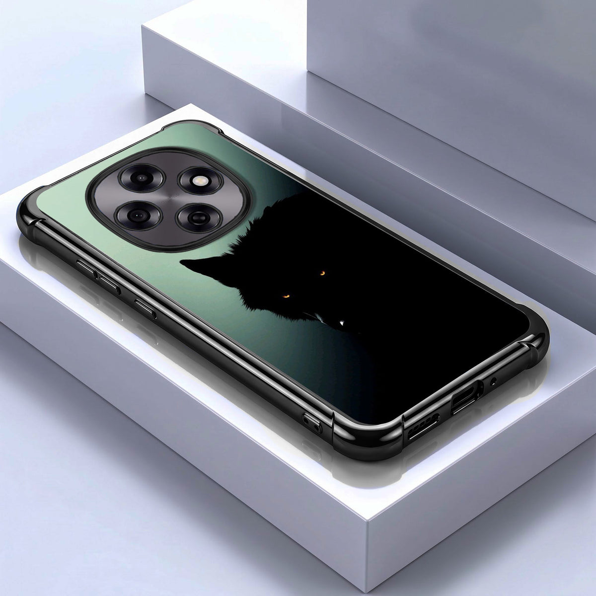 Oppo F31 Pro 5G Shadow Prowler Black Airbags Printed Back Case