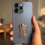 OPPO Reno15c 5G Compatible Satyamev Jayate 3D Metal Emblem Sticker