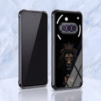 Nothing Phone 3a 5G Premium Crowned Lion Black Airbags Printed Back Case