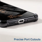 Oppo F29 5G Premium Crowned Lion Black Airbags Printed Back Case