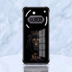 Nothing Phone 3a 5G Premium Crowned Lion Black Airbags Printed Back Case