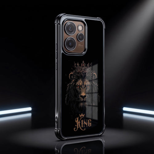 Oppo Reno 15 Pro Mini 5G Premium Crowned Lion Airbags Printed Back Case