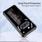 Nothing Phone 3a 5G Premium Crowned Lion Black Airbags Printed Back Case