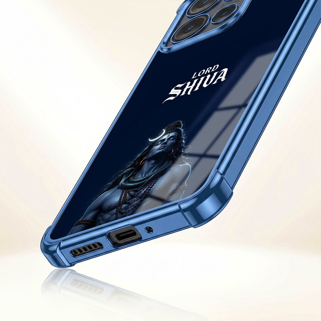 Motorola Edge 50 5G Premium Lord Shiva Blue Airbags Printed Back Case