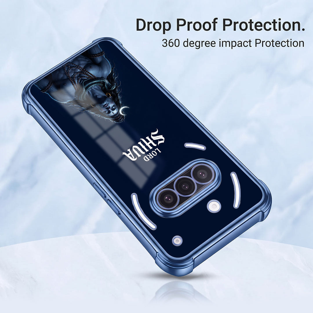 Nothing Phone 3a 5G Premium Lord Shiva blue Airbags Printed Back Case