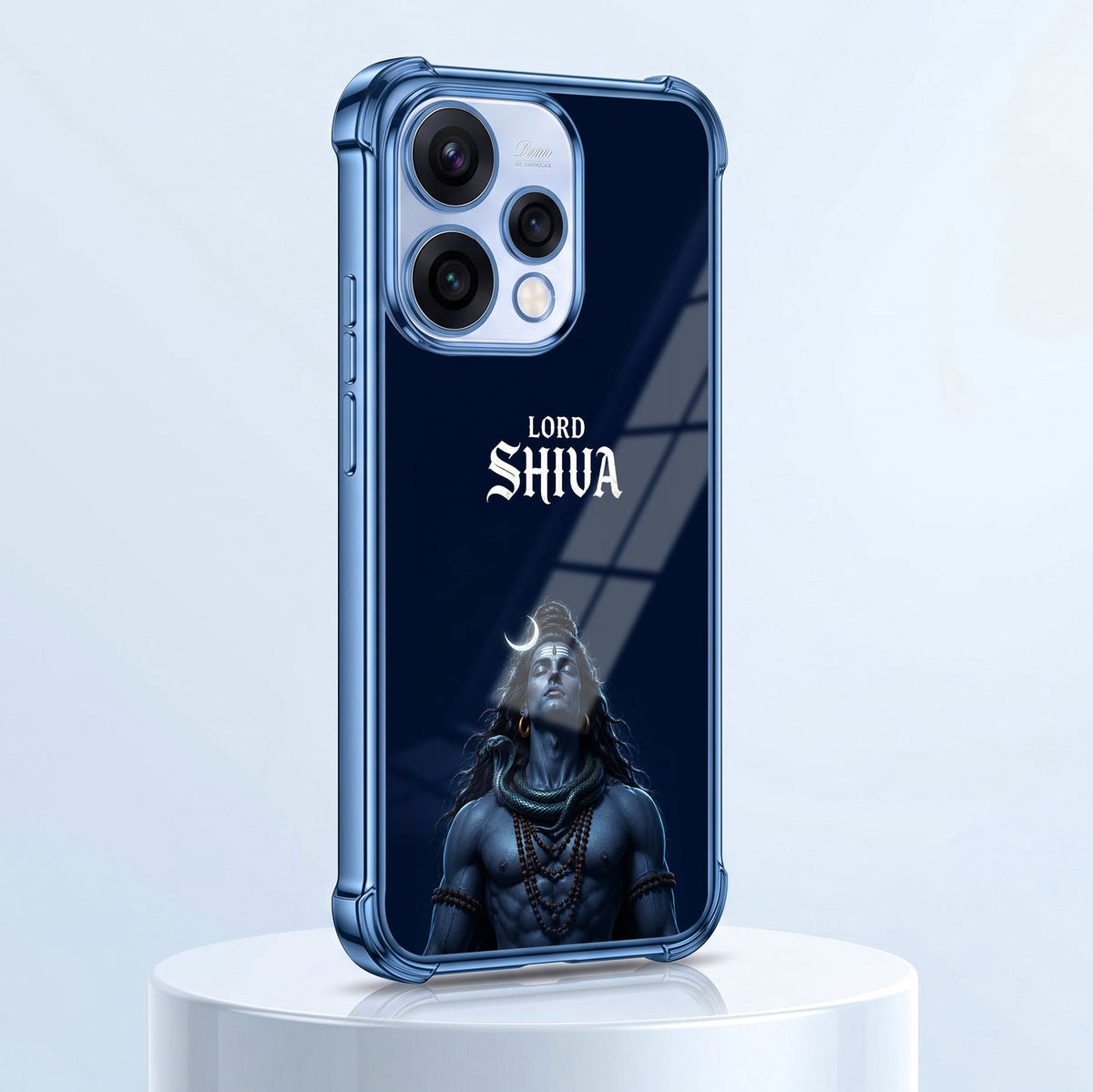 Oppo Reno 15 5G Premium Lord Shiva Blue Airbags Printed Back Case