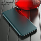 Vivo V30e 5G Luxury Half Window Leather Flip Case