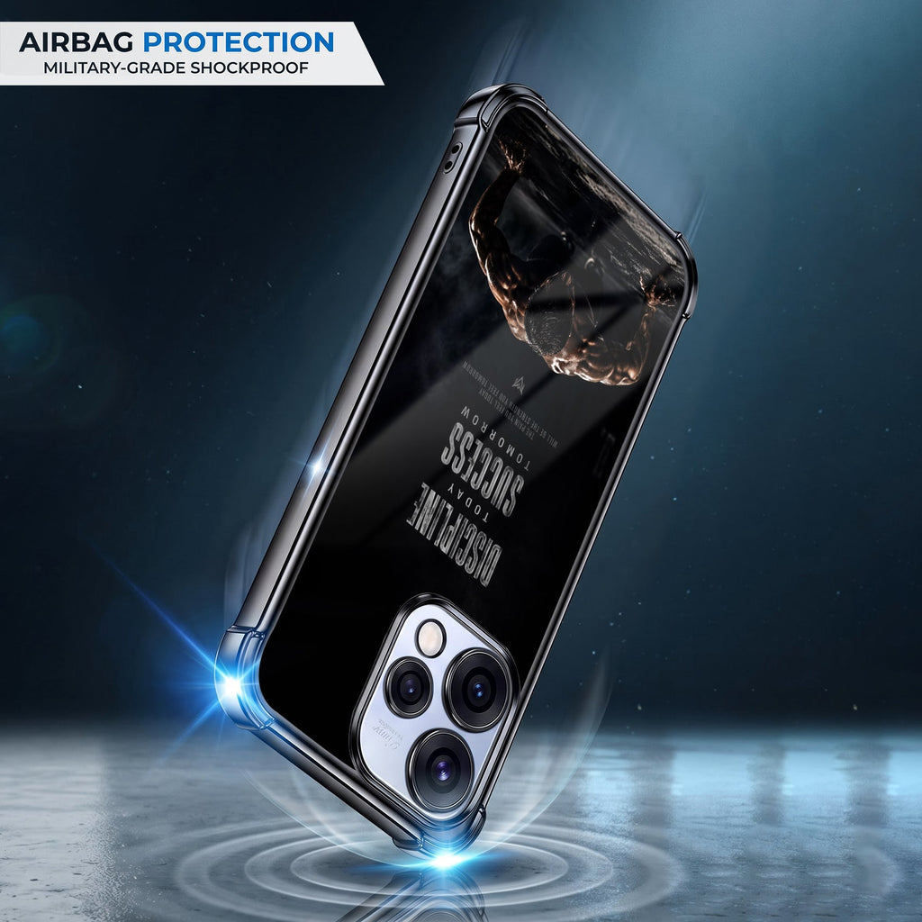 Oppo Reno 15 5G Premium Discipline Today Black Airbags Printed Back Case
