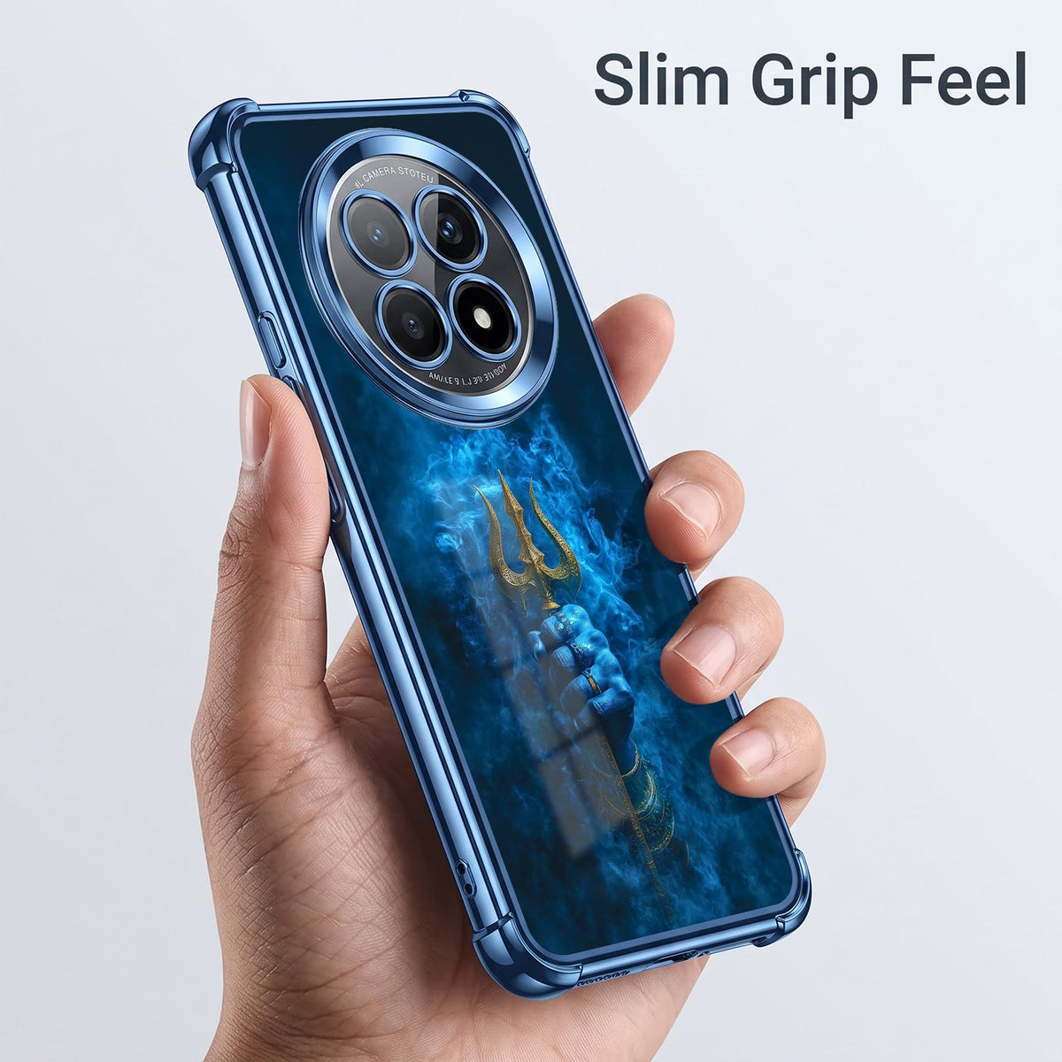 Oppo F29 5G Premium Shiv Trishul Blue Airbags Printed Back Case