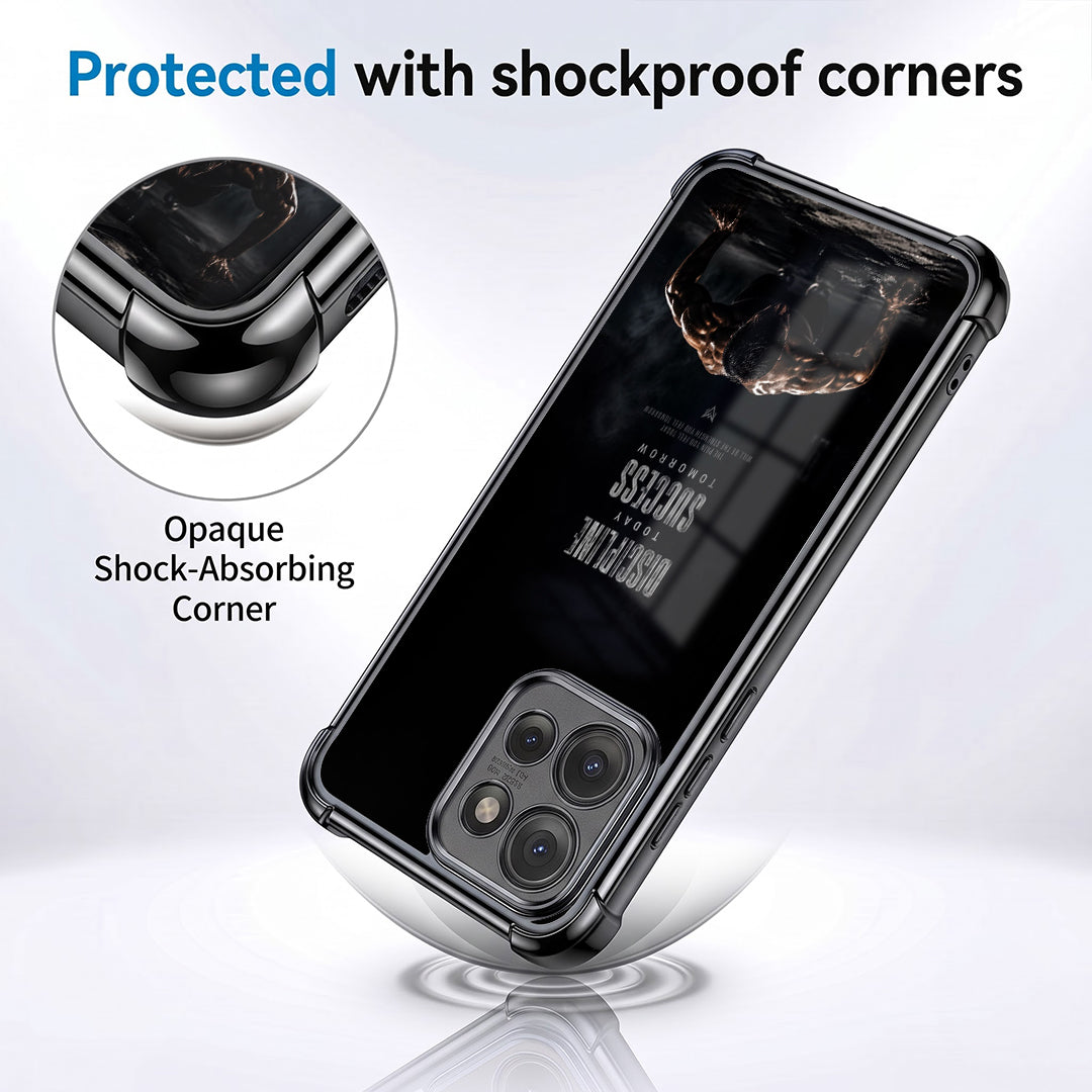 Motorola Edge 50 Neo 5G Premium Discipline Today Black Airbags Printed Back Case