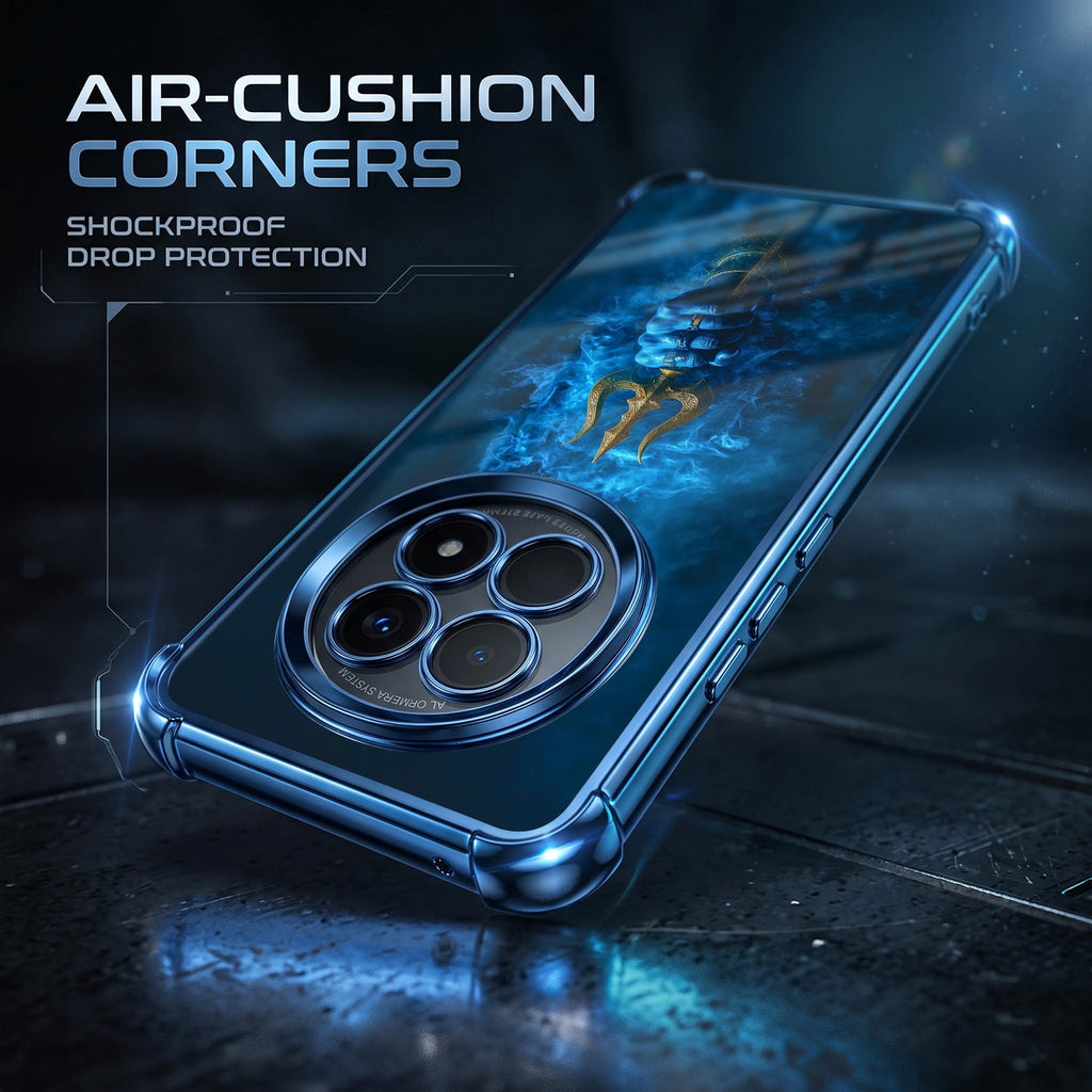 Oppo F29 5G Premium Shiv Trishul Blue Airbags Printed Back Case