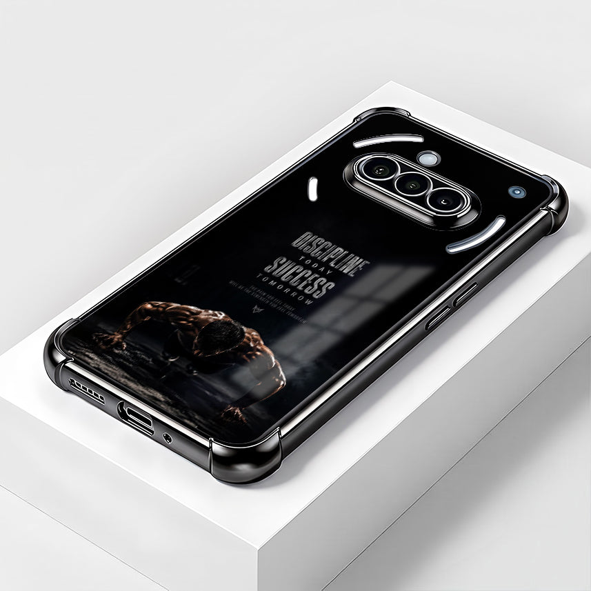 Nothing Phone 3a 5G Premium Discipline Today Black Airbags Printed Back Case