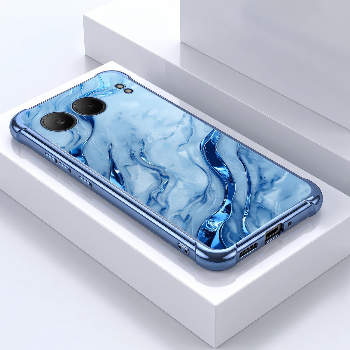 One Plus Nord 4 5G Marvel Texture  Blue Airbags Printed Back Case