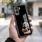 Vivo T5 Pro 5G Cute Panda Black Airbags Printed Back Case