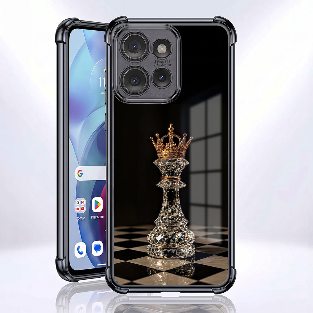 Motorola Edge 50 Neo 5G Chess King Black Airbags Printed Back Case
