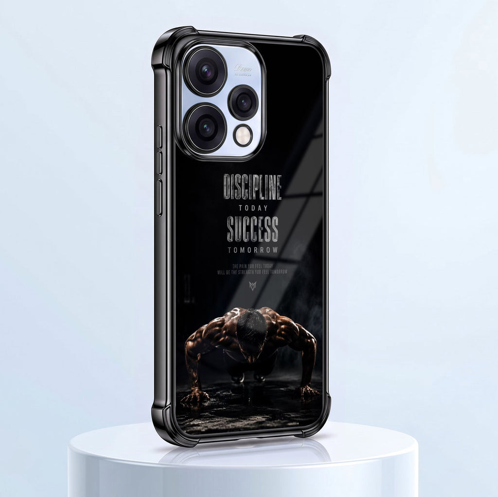 Oppo Reno 15 5G Premium Discipline Today Black Airbags Printed Back Case