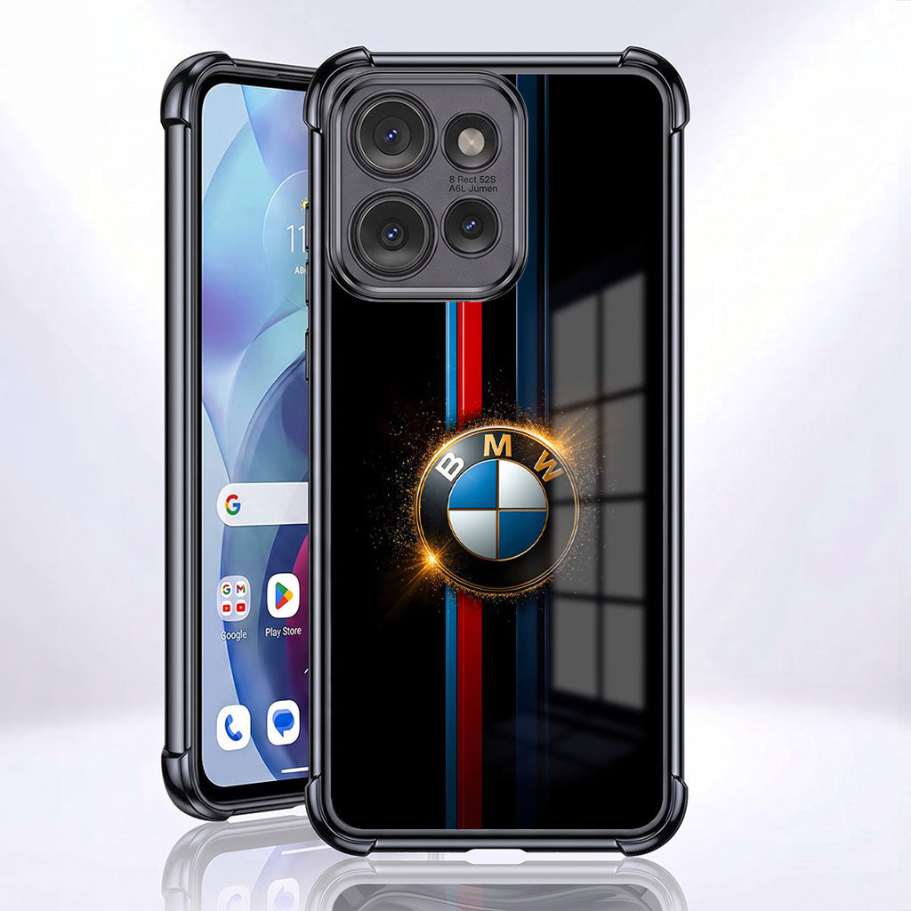 Motorola Edge 50 5G Premium BMW Logo Black Airbags Printed Back Case