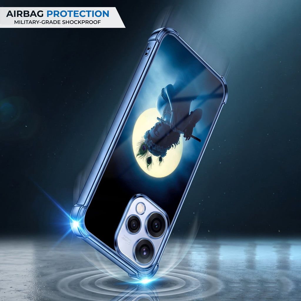 Oppo Reno 15 5G Midnight Krishna Blue Airbags Printed Back Case