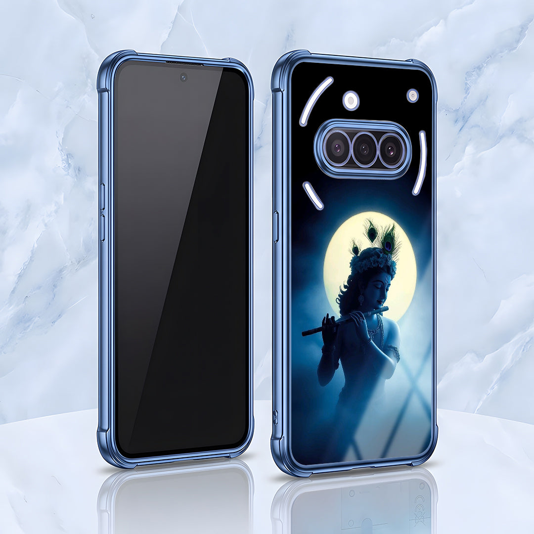 Nothing Phone 3a 5G Midnight Krishna Blue Airbags Printed Back Case