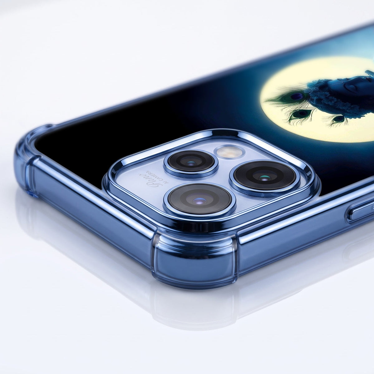 Oppo Reno 15 5G Midnight Krishna Blue Airbags Printed Back Case