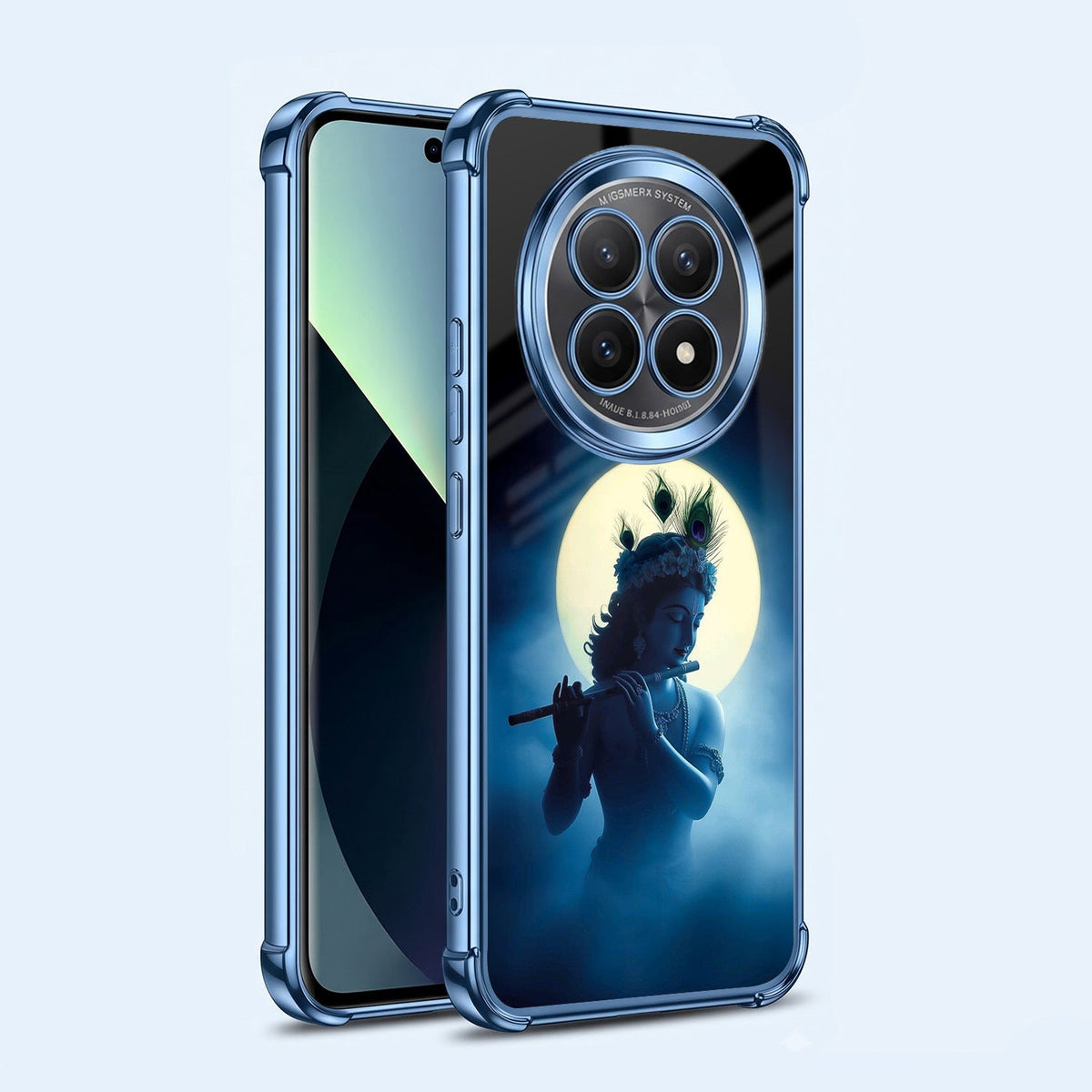 Oppo F29 5G Midnight Krishna Blue Airbags Printed Back Case