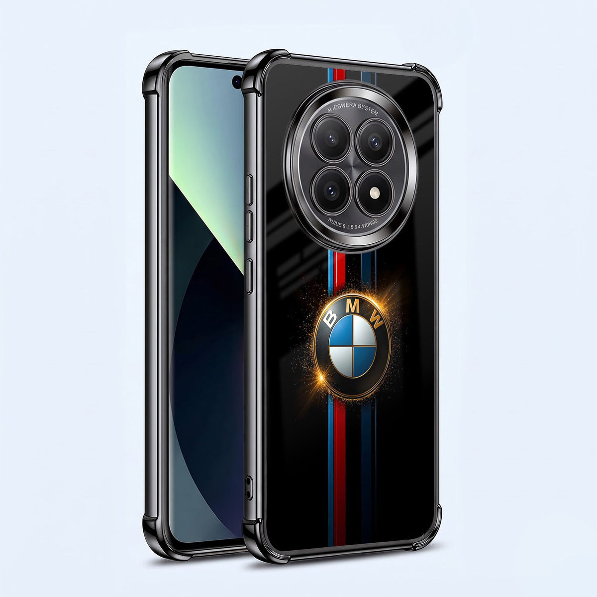 Oppo F29 5G Premium BMW Logo Black Airbags Printed Back Case
