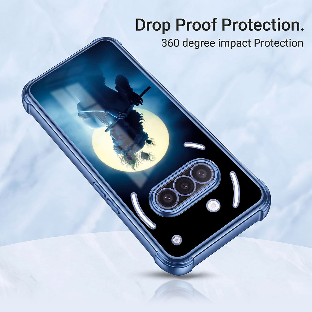 Nothing Phone 3a 5G Midnight Krishna Blue Airbags Printed Back Case