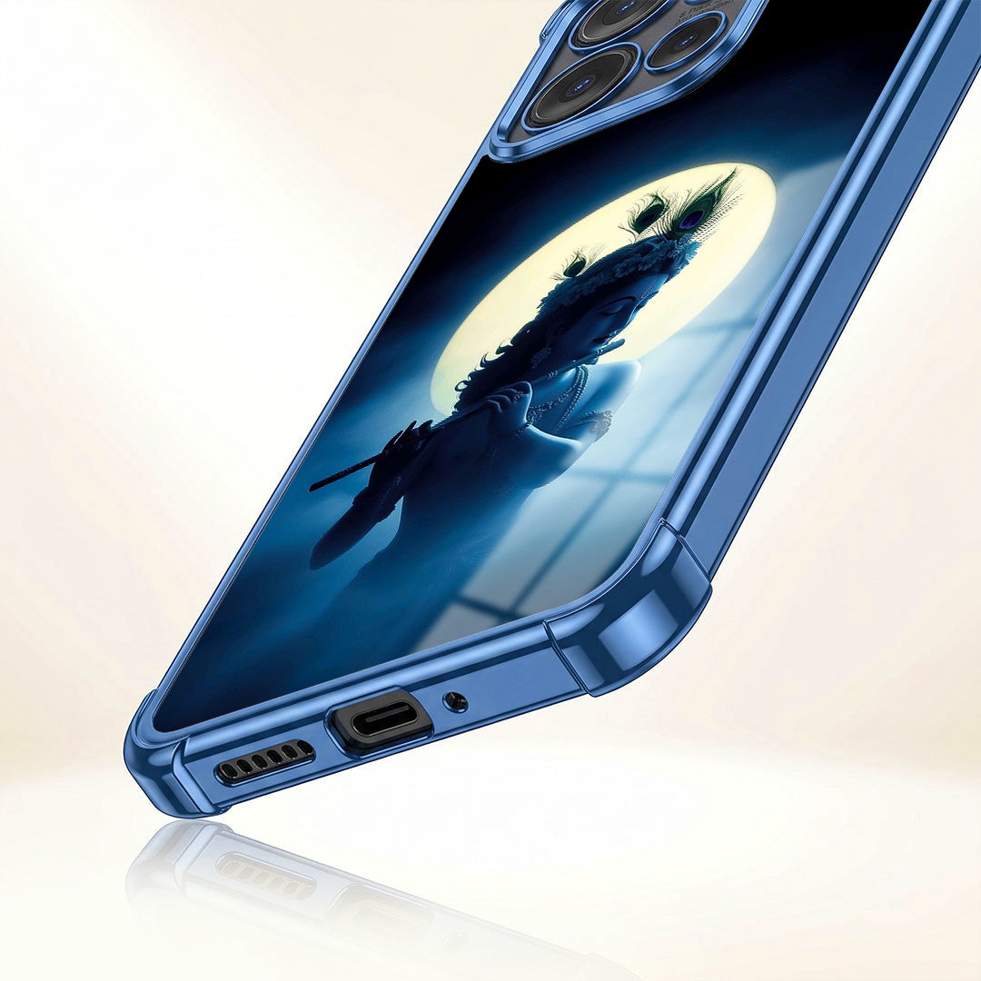 Motorola Edge 50 5G Midnight Krishna Blue Airbags Printed Back Case