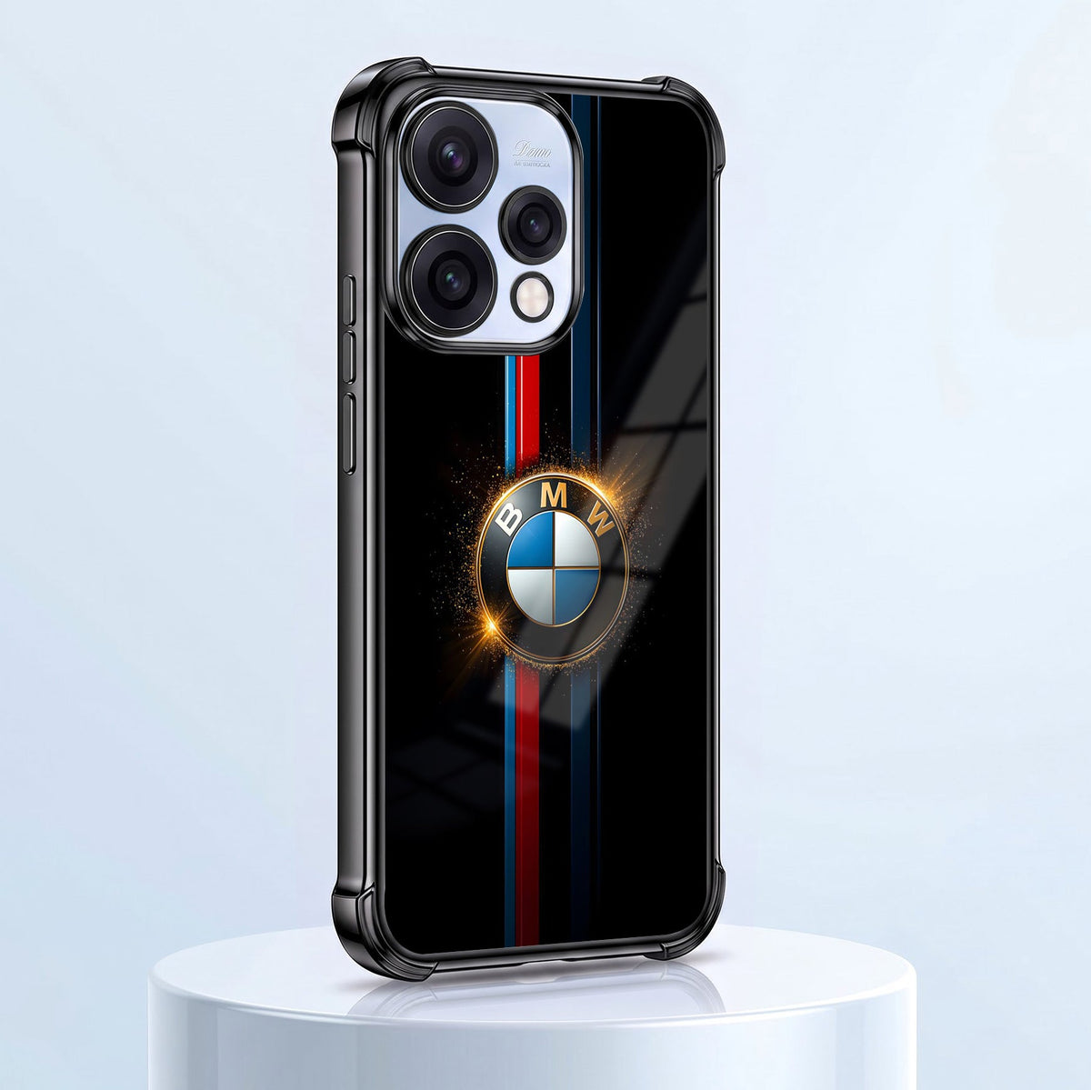 Oppo Reno 15 5G Premium BMW Logo Black Airbags Printed Back Case
