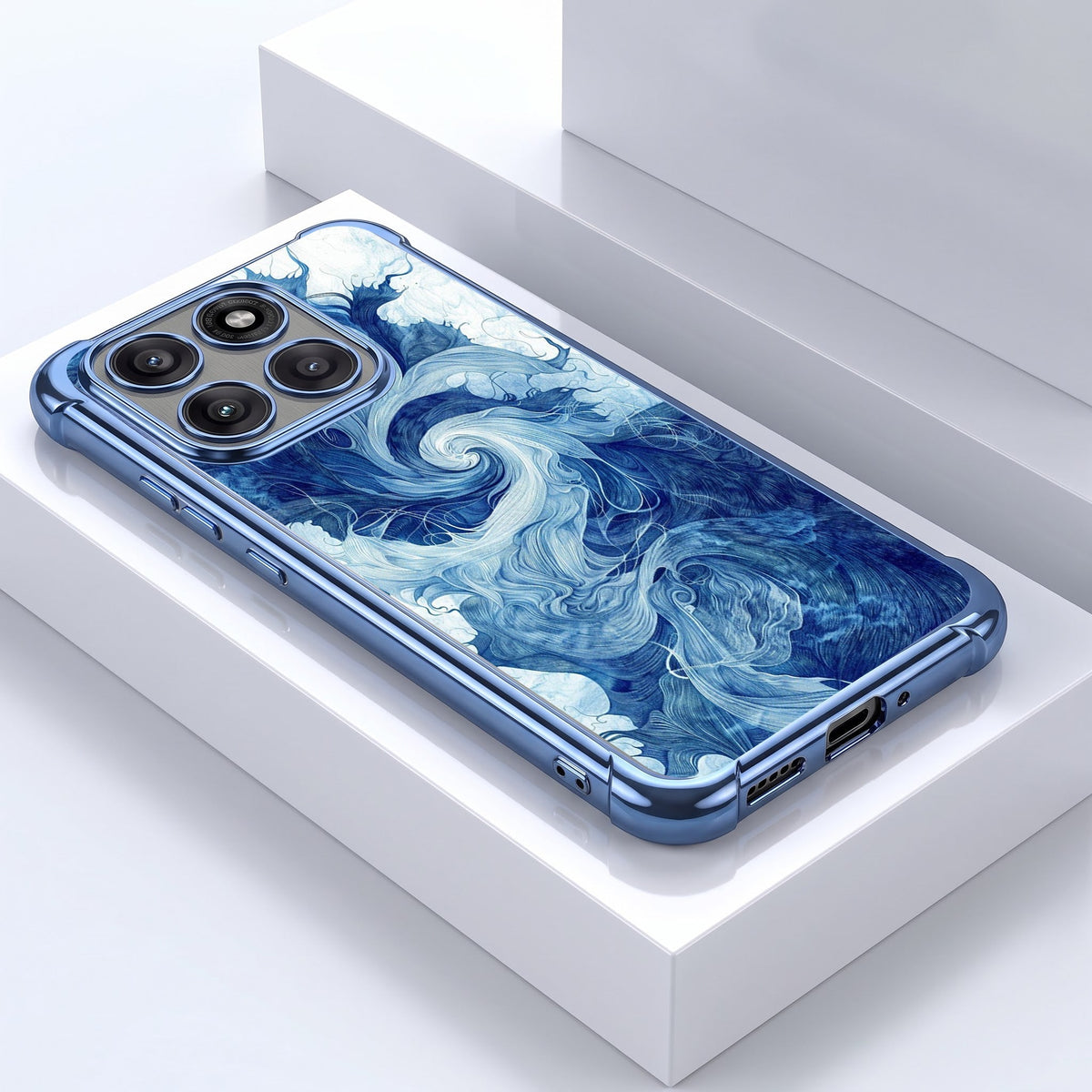 Motorola Edge 60 Pro 5G Ocean Swirl Airbags Printed Back Case