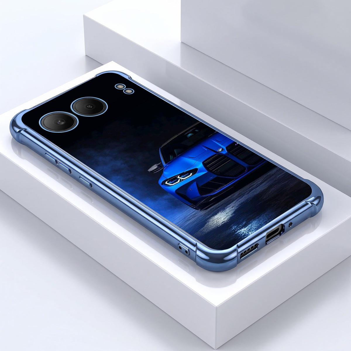 One Plus Nord 4 5G BMW Sport Car Blue Airbags Printed Back Case