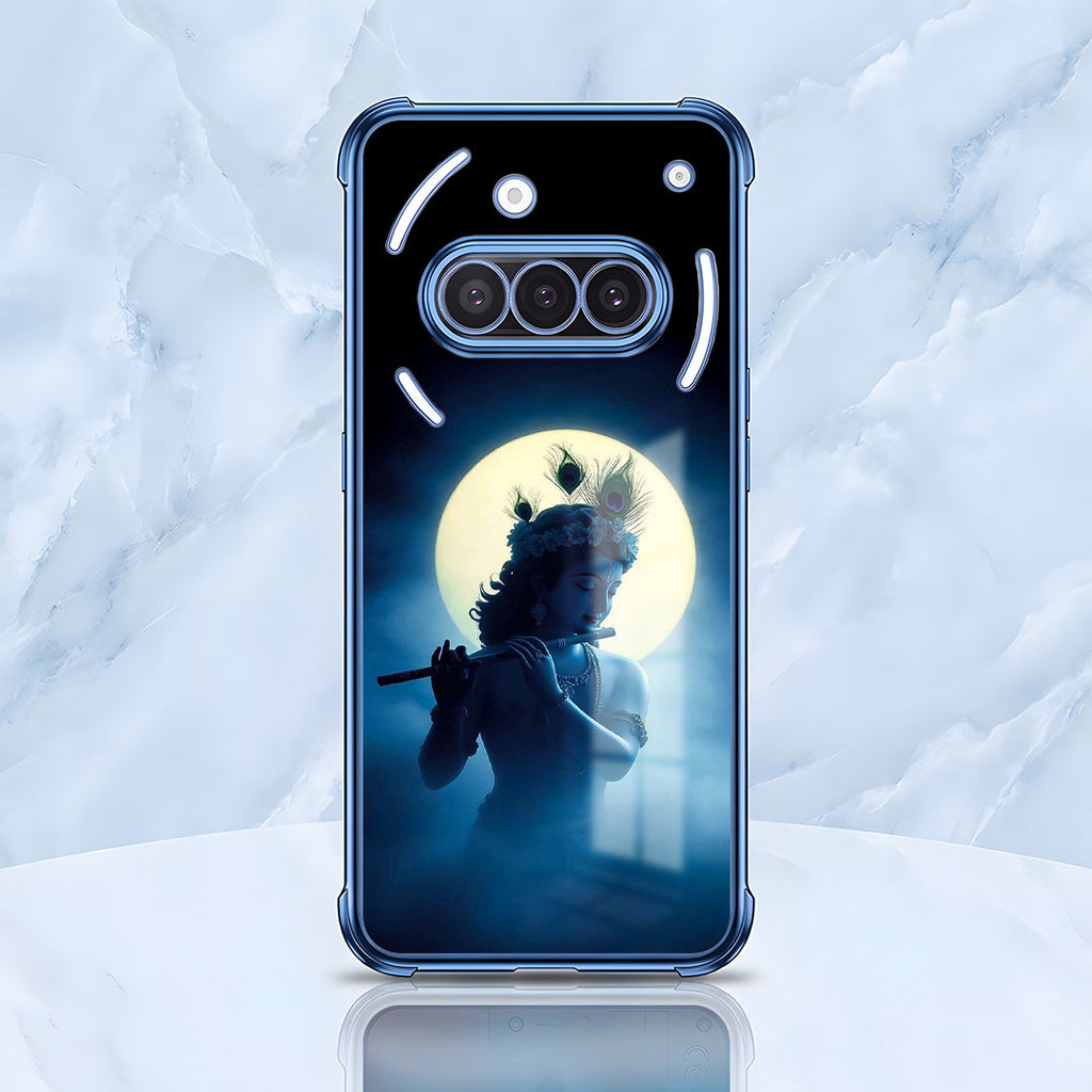 Nothing Phone 3a 5G Midnight Krishna Blue Airbags Printed Back Case
