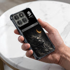 Motorola Edge 60 Pro 5G Eternal Shiva Dual-Tone Transparent Black Airbags Case