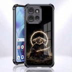Motorola Edge 50 5G Warrior Panda Black Airbags Printed Back Case