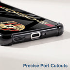 Oppo F29 5G Premium Porsche Logo Black Airbags Printed Back Case