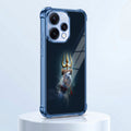 Oppo Reno 15 5G Premium Golden Trishul Blue Airbags Printed Back Case