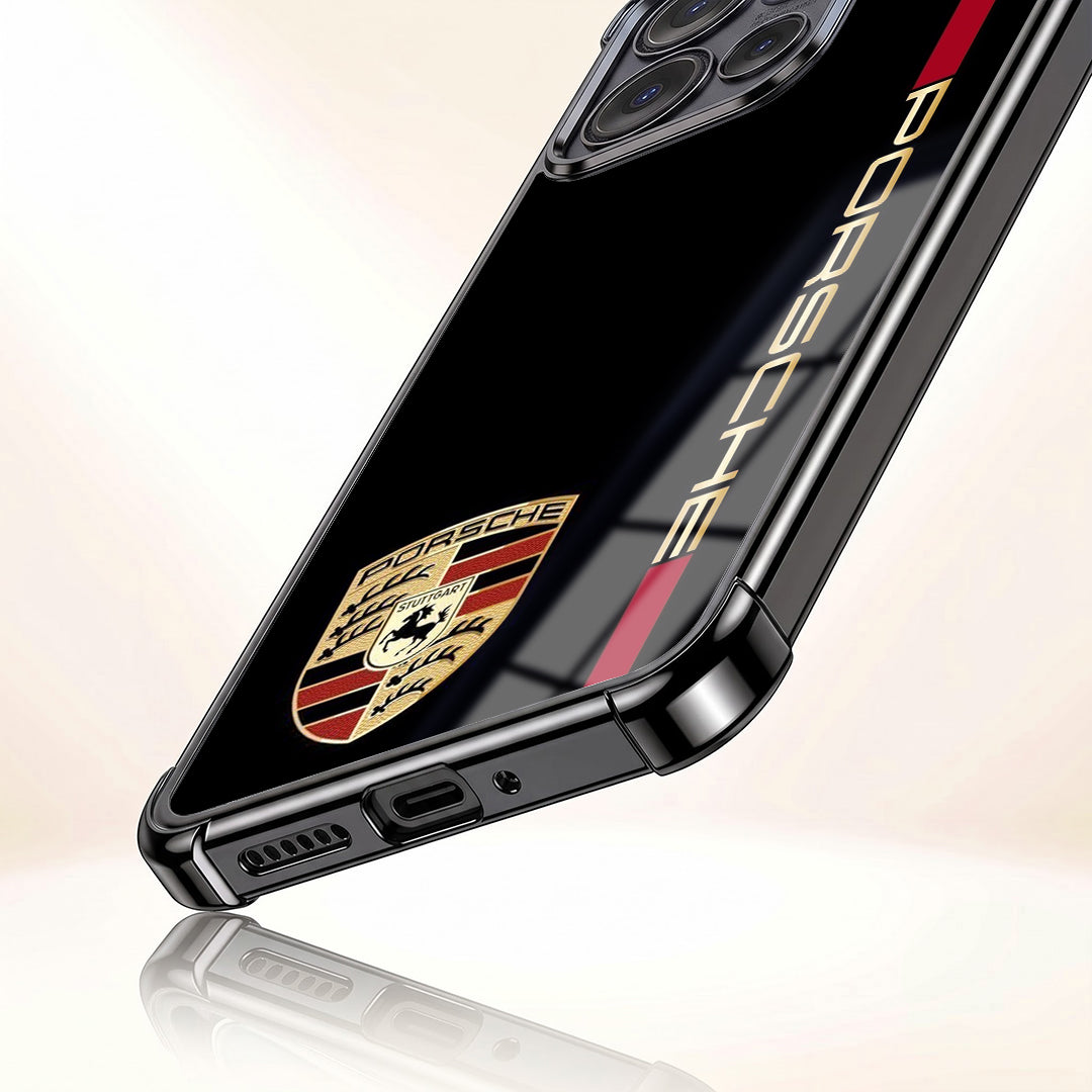 Motorola Edge 50 Neo 5G Premium Porsche Logo Black Airbags Printed Back Case