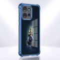 Motorola Edge 50 Neo 5G Premium Golden Trishul Blue Airbags Printed Back Case