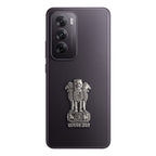 Oppo Reno 12 5G Compatible Satyamev Jayate 3D Metal Emblem Sticker