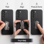 Oppo Reno 12 5G Compatible Satyamev Jayate 3D Metal Emblem Sticker