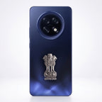Oppo F31 Pro Plus 5G Compatible Satyamev Jayate 3D Metal Emblem Sticker