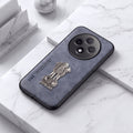 Oppo F27 Pro+ 5G Metal Emblem Satyamev Jayate Comfortable Sheepskin Phone Case