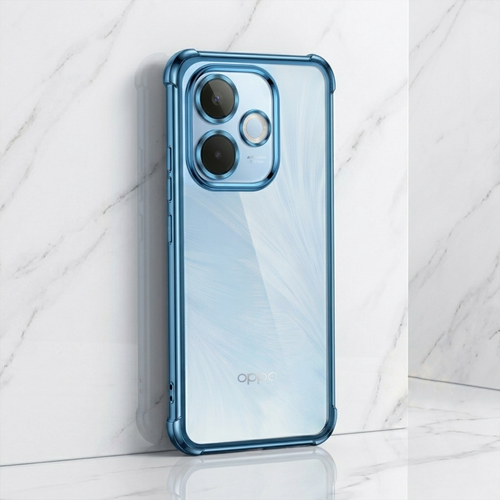Oppo A5 Pro 5G Anti-Yellow Electroplating Transparent Airbags Case
