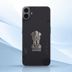 CMF Phone 1 5G Compatible Satyamev Jayate 3D Metal Emblem Sticker