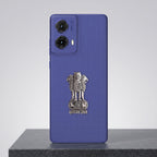 Motorola G85 5G Compatible Satyamev Jayate 3D Metal Emblem Sticker