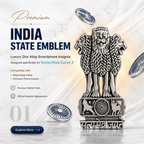 Tecno Pova Curve 2 5G Compatible Satyamev Jayate 3D Metal Emblem Sticker
